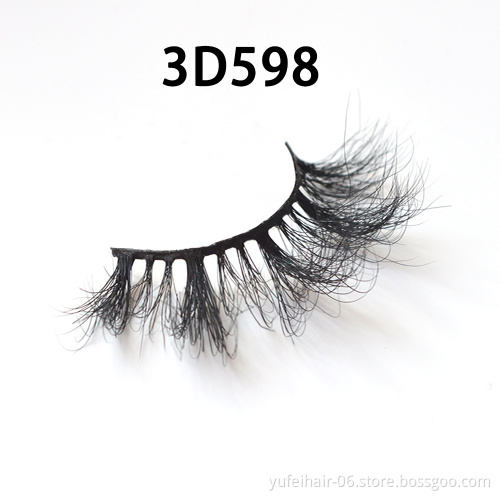Wholesale 3D 5D 6D Faux Mink False Eyelashes Natural Long Handmade Cruelty-free Lashes